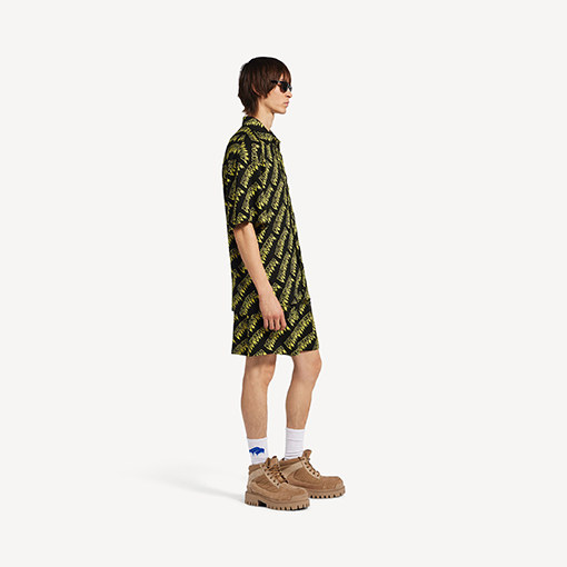 バレンシアガスーパーコピー Balenciaga 文字プリントの半袖シャツ