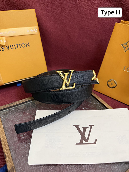 ルイヴィトンコピー Monogram クラシックな花柄の両面レザーベルト