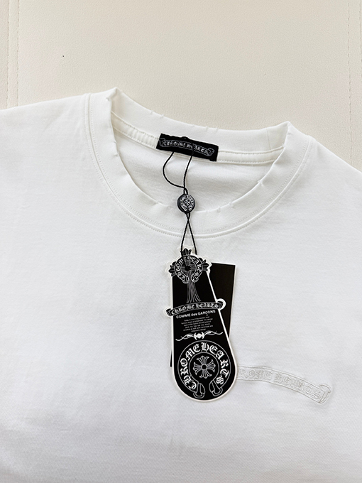クロムハーツコピー アップリケ刺繍り半袖Tシャツ
