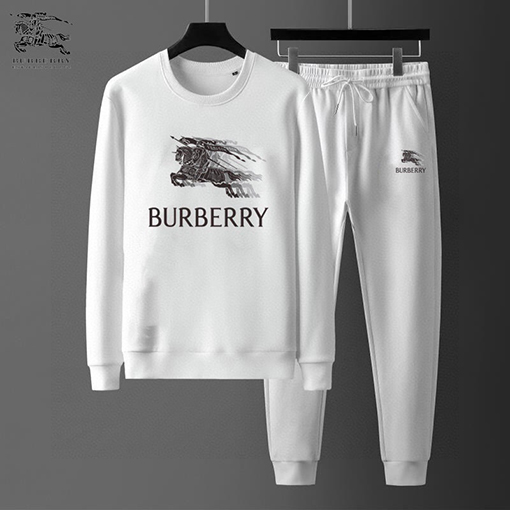 バーバリー BURBERRY 新モデル人気のトレンドクルーネックのスウェットシャツとパンツのセット