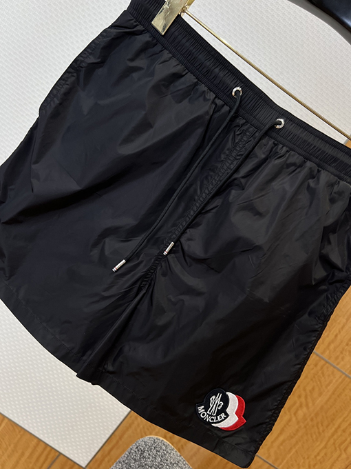 モンクレール ロゴ入りドローストリングカジュアルショーツ