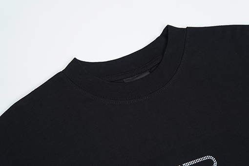 バレンシアガコピー Balenciaga ダブルBバックルラインストーン長袖シャツ