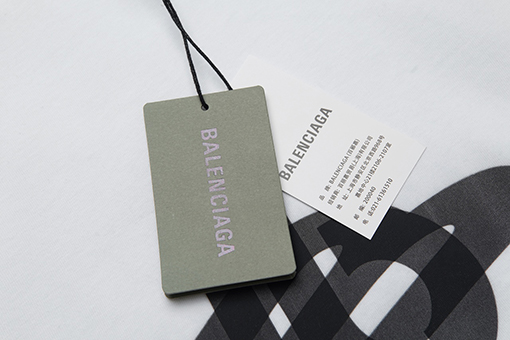 バレンシアガ Balenciaga ダブルイメージプリントの長袖シャツ