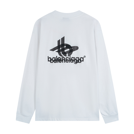 バレンシアガ Balenciaga ダブルイメージプリントの長袖シャツ