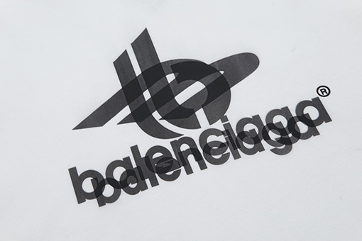 バレンシアガ Balenciaga ダブルイメージプリントの長袖シャツ