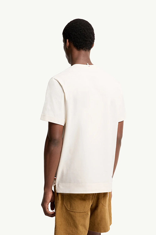 モンクレール Moncler ロゴ文字プリントの半袖Tシャツ