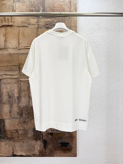 モンクレール Moncler ロゴ文字プリントの半袖Tシャツ