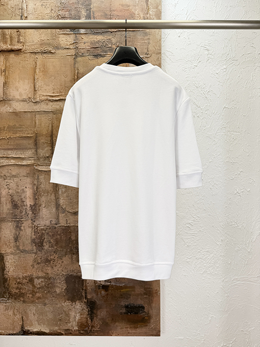 エルメススーパーコピー Hermes 刺繍アップリケ付き半袖Tシャツ