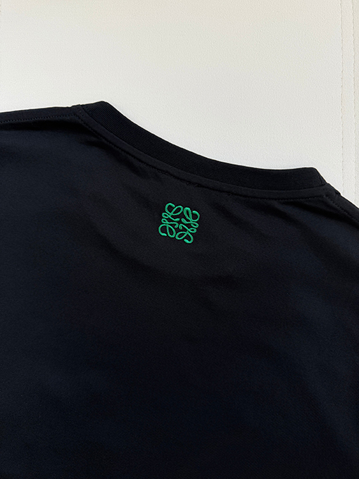 ロエベ カエルの刺繍プリント入り半袖Tシャツ