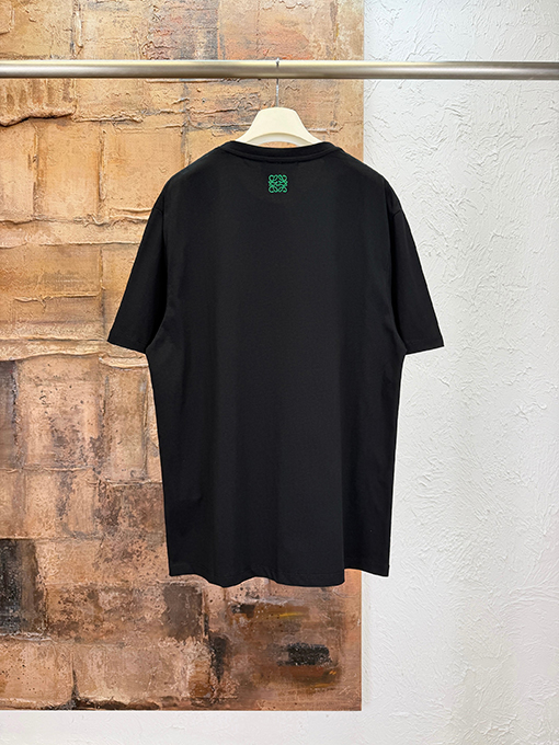 ロエベ カエルの刺繍プリント入り半袖Tシャツ