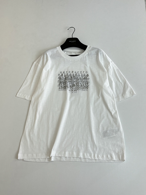 マルタンマルジェラスーパーコピー Maison Margiela デジタルプリントのゆったりとした半袖Tシャツ