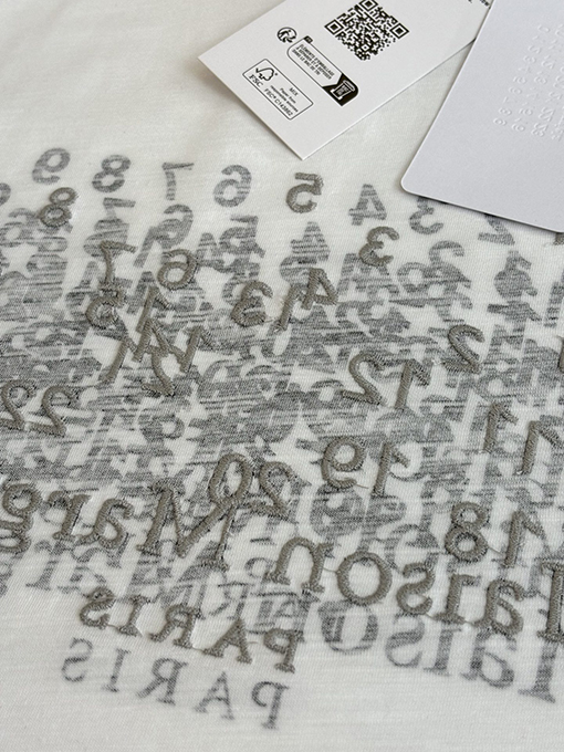 マルタンマルジェラスーパーコピー Maison Margiela デジタルプリントのゆったりとした半袖Tシャツ