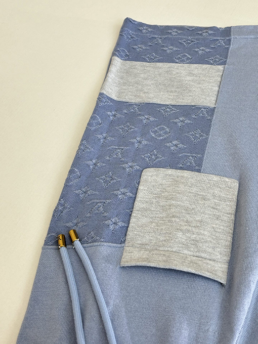 ルイヴィトン Monogram ジャカードパッチワークニットショーツ