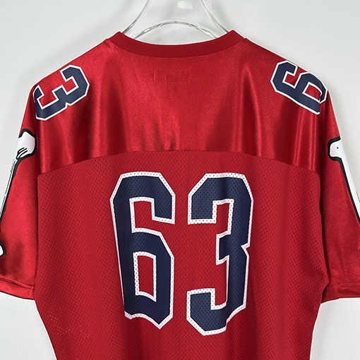 シュプリームコピー SUPREME Bones Football Jersey ボーンナンバーメッシュラグビー半袖ジャージ