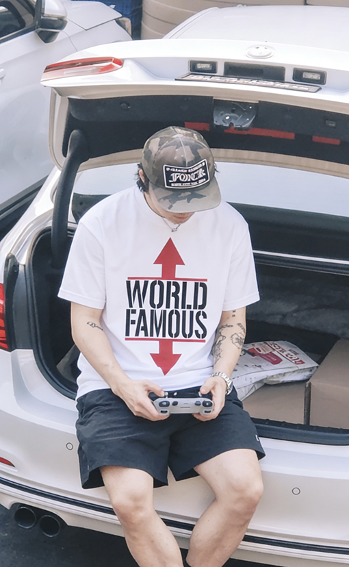 シュプリームスーパーコピーSupreme 26SS WORLD FAMOUS TEE アロー クラシック レター 半袖Tシャツ