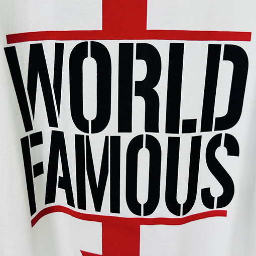 シュプリームスーパーコピーSupreme 26SS WORLD FAMOUS TEE アロー クラシック レター 半袖Tシャツ