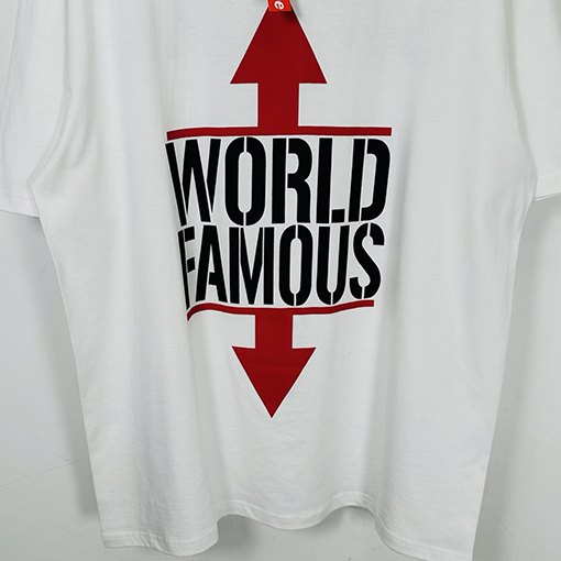 シュプリームスーパーコピーSupreme 26SS WORLD FAMOUS TEE アロー クラシック レター 半袖Tシャツ