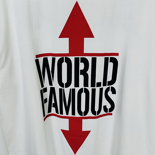 シュプリームスーパーコピーSupreme 26SS WORLD FAMOUS TEE アロー クラシック レター 半袖Tシャツ