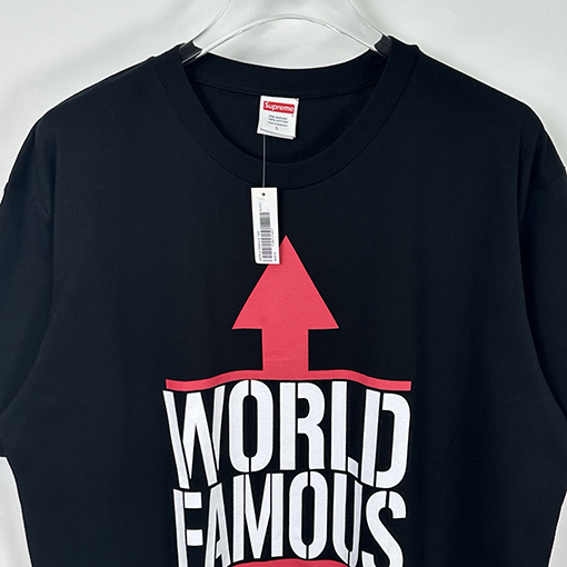 シュプリームスーパーコピーSupreme 26SS WORLD FAMOUS TEE アロー クラシック レター 半袖Tシャツ
