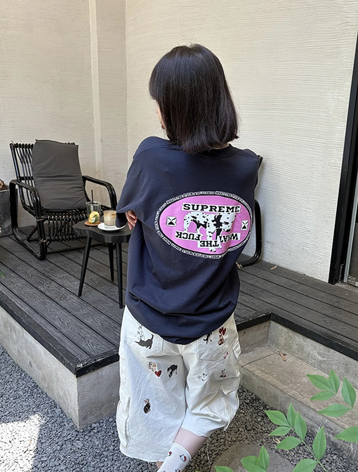 シュプリームSupreme DALMATIAN TEE 春コレクション ダルメシアン柄半袖Tシャツ
