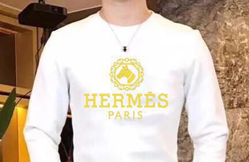エルメス Hermes 新モデル人気のトレンドクルーネックのスウェットシャツとパンツのセット