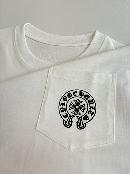 クロムハーツコピー レインボーホースシューロゴ入り半袖Tシャツ