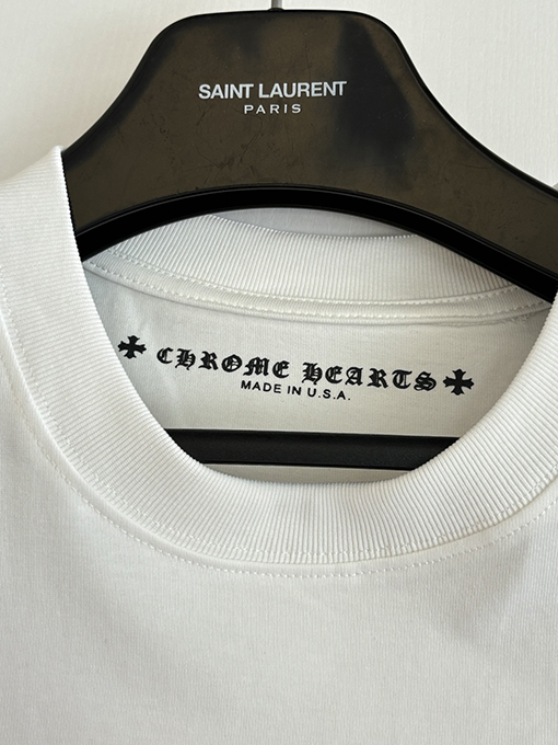 クロムハーツ ポケット付きホースシュークロス半袖Tシャツ