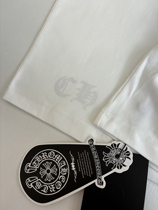 クロムハーツ ポケット付きホースシュークロス半袖Tシャツ