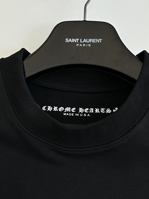 クロムハーツ ポケット付きホースシュークロス半袖Tシャツ