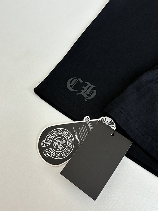 クロムハーツ ポケット付きホースシュークロス半袖Tシャツ