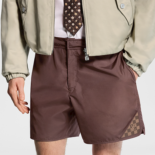 ルイヴィトンスーパーコピー チェック柄のドット柄ショートパンツ