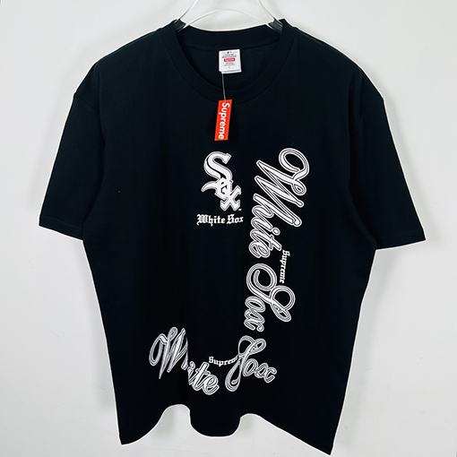 シュプリームコピー SUPREME CHICAGO WHITE SOX TEE クラシックなベースボール文化ニューヨーク半袖Tシャツ