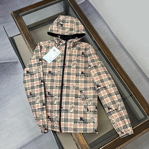バーバリースーパーコピー BURBERRY 両面リバーシブルのカジュアルなフード付きジャケット