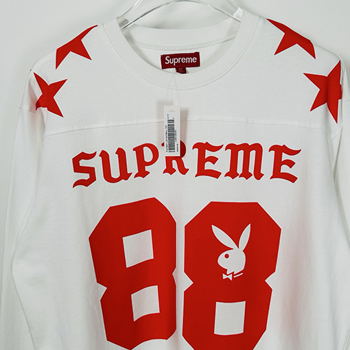 シュプリームコピー SUPREME L/S FOOTBALL TOP ラビットプレイボーイ88番長袖シャツ