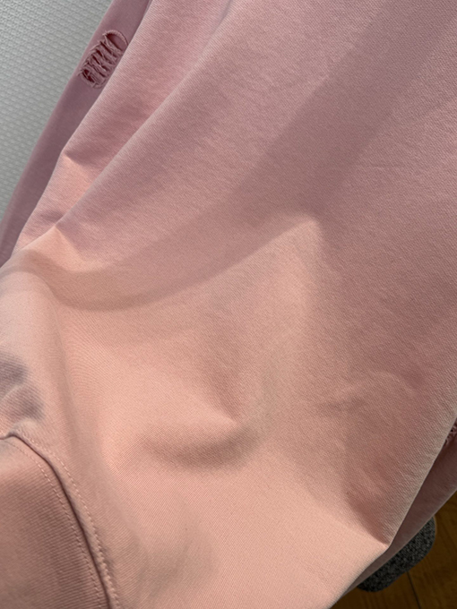 アクネストゥディオズコピー Acne Studios ダメージプリントの破れたクルーネックのスウェットシャツ