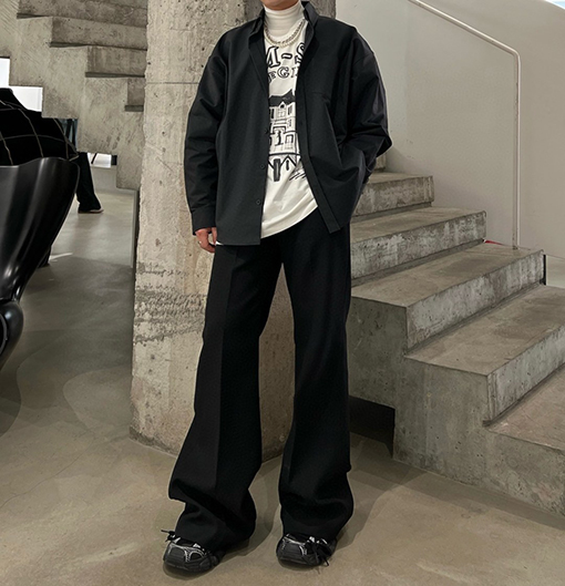 バレンシアガコピー BALENCIAGA プリントロゴ入りシャツジャケット