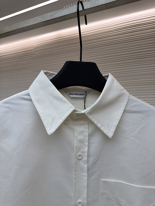 バレンシアガコピー BALENCIAGA プリントロゴ入りシャツジャケット
