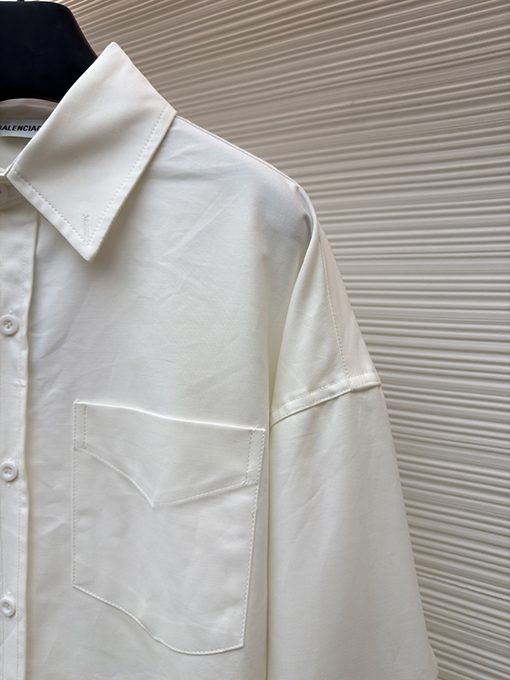 バレンシアガコピー BALENCIAGA プリントロゴ入りシャツジャケット