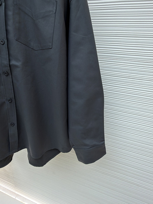 バレンシアガコピー BALENCIAGA プリントロゴ入りシャツジャケット