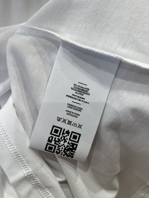 アミ ハート刺繍入りクルーネック半袖Tシャツ