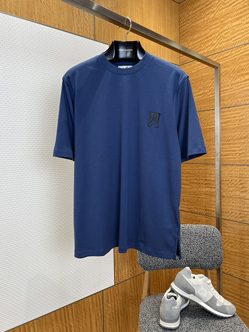 エルメスコピー Hロゴ入り半袖Tシャツ