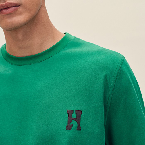 エルメスコピー Hロゴ入り半袖Tシャツ