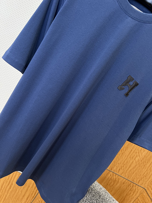 エルメスコピー Hロゴ入り半袖Tシャツ