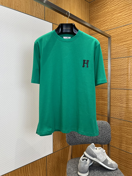 エルメスコピー Hロゴ入り半袖Tシャツ