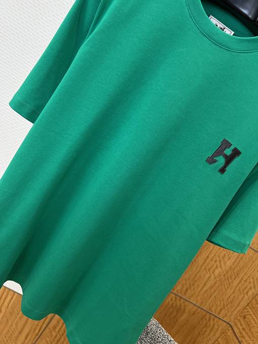 エルメスコピー Hロゴ入り半袖Tシャツ