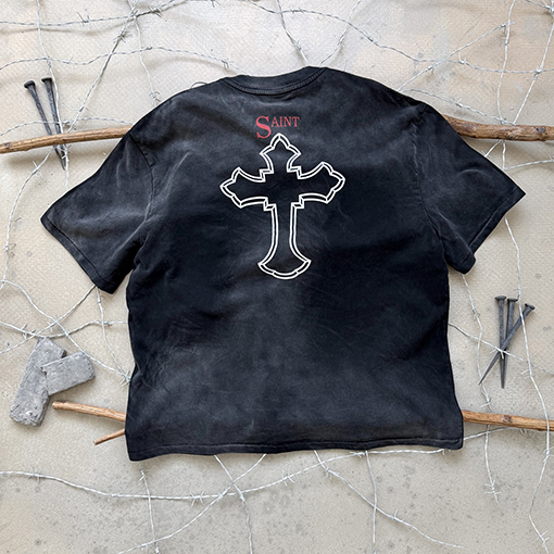 セントマイケル 2PAC クロスリリーフ限定コラボレーション半袖Tシャツ