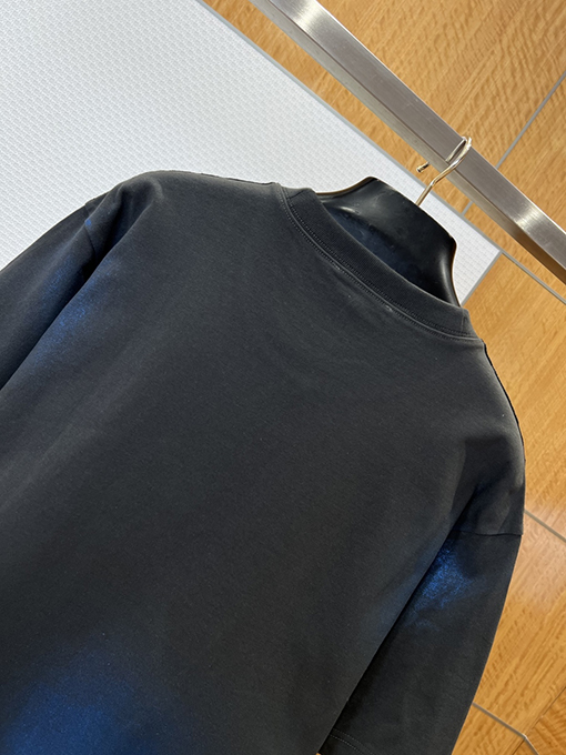 アクネストゥディオズコピー Acne Studios グラデーションホットスタンプロゴレター半袖Tシャツ