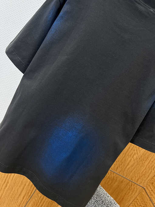 アクネストゥディオズコピー Acne Studios グラデーションホットスタンプロゴレター半袖Tシャツ
