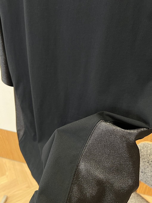 バレンシアガスーパーコピー BALENCIAGA 刺繍入りラグランパッチワーク半袖Tシャツ