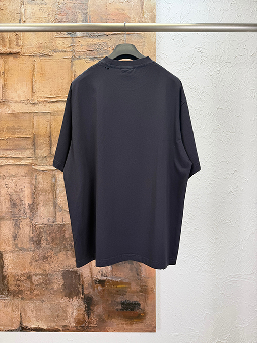 バレンシアガ BALENCIAGA 街灯のひび割れプリント半袖Tシャツ